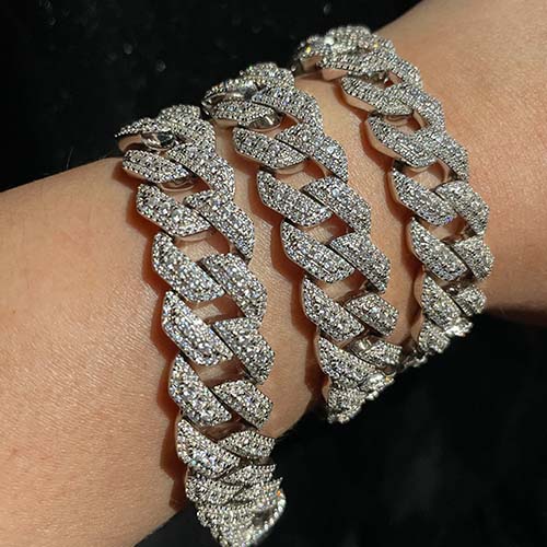 Iced out cuban link chain wholesale