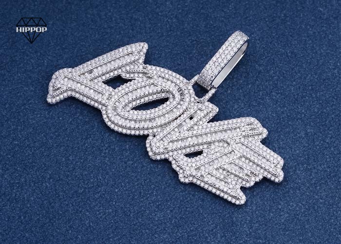 hip hop bling custom pendant